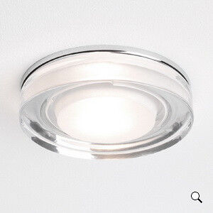 Lampa sufitowa wpuszczana Vancouver Round 5518  szklany przezroczysty klosz  IP65 okrągła 1229003