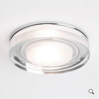 Lampa sufitowa wpuszczana Vancouver Round 5518  szklany przezroczysty klosz  IP65 okrągła 1229003
