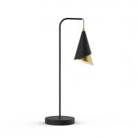 Lampa stołowa biurkowa RAALTO TB-433128-1 Italux Czarno-złota LED 64 cm