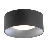 Plafon MOHITO 704 Argon Czarno/srebrny o średnicy 35 cm