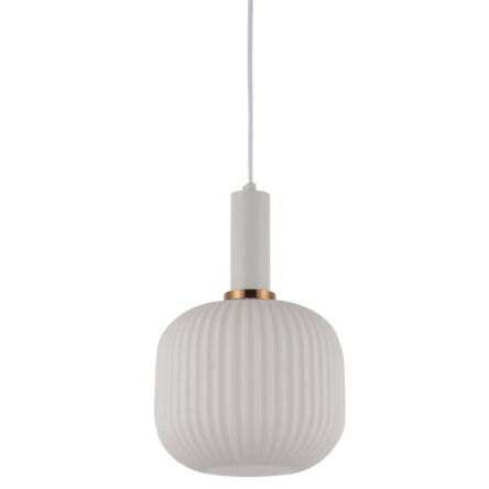 Lampa wisząca biała GATO LUMINA DECO LDP 1217 (WT+WT)