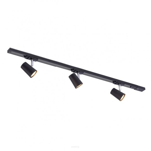 Zestaw sufitowy szynowy Astley 914021 ITALUX nowoczesny czarny 3 reflektory 106,8 cm długości 