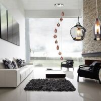 Lampa wisząca Amber Milano 9 Brass AZ4014 Azzardo mosiądz