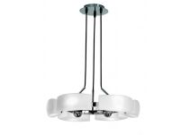 Lampa wisząca Fiona 8 AZzardo MD1029-8 AZ0154 nowoczesna lampa wykonana wykonana jest z metalu i szkła designerski styl - 2