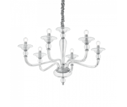 Lampa wisząca Żyrandol Danieli SP6 159959 NOWOCZESNY IP20 E27 metal Ideal Lux OPRAWA W STYLU KLASYCZNYM