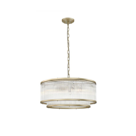 Lampa wisząca SERGIO P0528-06H-V6AC ZumaLine Wykonana z metalu i szkła 