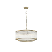 Lampa wisząca SERGIO P0528-06H-V6AC ZumaLine Wykonana z metalu i szkła 