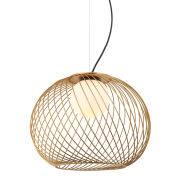 Lampa wisząca CLARISA MDM-3842-1 GD Italux ZŁOTA OPRAWA NIETYPOWE WYKONANIE STYLOWE POŁĄCZENIE SZKLANEGO KLOSZA Z DRUCIANYM ABAŻUREM