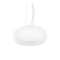Lampa wisząca Ulisse SP3 D42 095226 NOWOCZESNY IP20 SZKŁO Ideal Lux biała oprawa w stylu design