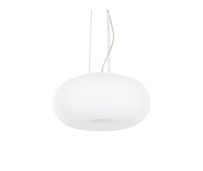 Lampa wisząca Ulisse SP3 D42 095226 NOWOCZESNY IP20 SZKŁO Ideal Lux biała oprawa w stylu design