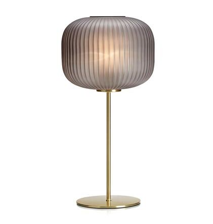 Lampa stołowa SOBER 1L Mosiądz/Szary 107820