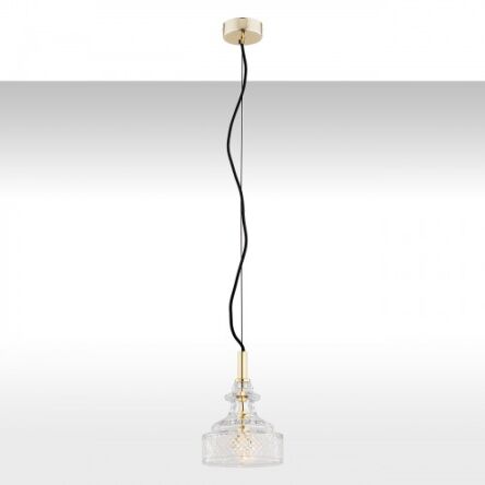 Lampa wisząca CRUZ 4198 Argon szklana mosiądz