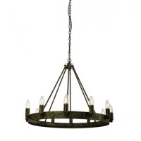 Lampa wisząca CHEVALIER 12lt czarna ENDON LIGHTING 61026 
