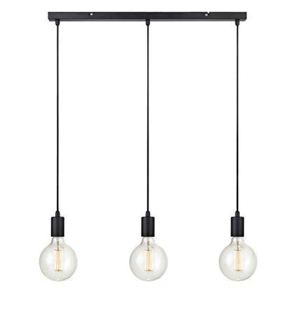 Lampa wisząca Sky 106336 Markslojd czarna industrial trzy zwisy listwa