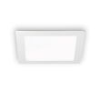 Lampa wpuszczana GROOVE FI1 20W SQUARE Ideal Lux  124001   ma kolor biały z alumiunim kwadrat - 2