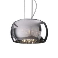 LAMPA WISZĄCA ZUMA LINE CRYSTAL PENDANT P0076-06X KRYSZTAŁKI NOWOCZESNA NASTROJOWA SZKLANY KLOSZ 