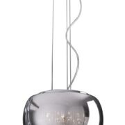 LAMPA WISZĄCA ZUMA LINE CRYSTAL PENDANT P0076-06X KRYSZTAŁKI NOWOCZESNA NASTROJOWA SZKLANY KLOSZ 