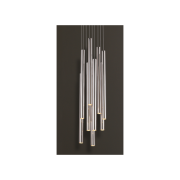 Lampa wisząca Organic P0206 Maxlight wykończenie w kolorze chromu podsufitka na kole nowoczesna