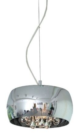 LAMPA WISZĄCA ZUMA LINE CRYSTAL PENDANT P0076-03E KRYSZTAŁKI NOWOCZESNA NASTROJOWA SZKLANY KLOSZ 