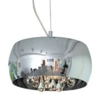 LAMPA WISZĄCA ZUMA LINE CRYSTAL PENDANT P0076-03E KRYSZTAŁKI NOWOCZESNA NASTROJOWA SZKLANY KLOSZ 