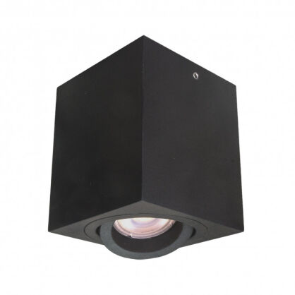 Lampa sufitowa EMILIO IT8004S1-BK Italux CZARNA KOSTKA WYS. 9,5 CM IP20 GU10 