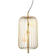 Lampa wisząca HAYDEN MDM-3934/3 GD Italux ZŁOTA OPRAWA 3 ŹRÓDŁA ŚWIATŁA NOWOCZESNA LOFTOWA