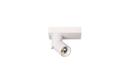 Reflektor lampa sufitowa natynkowa  SANTOS EXPOSED ROUND AZ3508 Azzardo kolor biały wbudowany moduł LED regulowany kąt padania strumienia światła