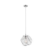 LAMPA WISZĄCA LAMPA WEWNĘTRZNA ROCK PENDANT P0488-01F-F4AC ZUMA LINE Wbudowany LED E27 METAL / KRYSZTAŁ
