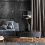 Lampa stołowa BEJA 4235 Argon Elegancka czarny mosiądz - 3