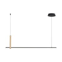 22806M-WOOD CLAUD LAMPA WISZĄCA CZARNA ZUMALINE