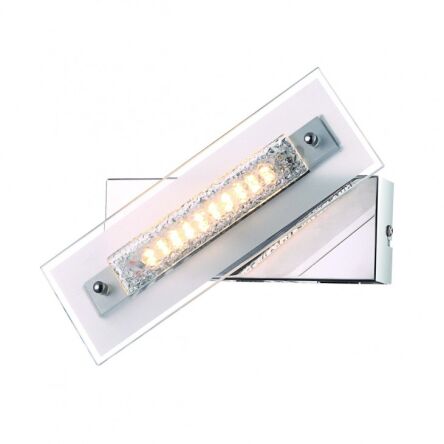 Lampa ścienna Kinkiet Adamo W29534-1A Italux  chromowane metalowe elementy 