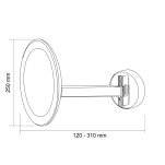 Kinkiet Belli IP44 ORLICKI DESIGN nowoczesna Metal -CHROM okrągłe - 4