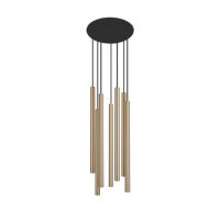 LAMPA WISZĄCA ZŁOTA LASER 8921 NOWODVORSKI