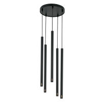 Lampa wisząca SOPEL LASER 33228 SIGMA nowoczesna 5x G9 czarna