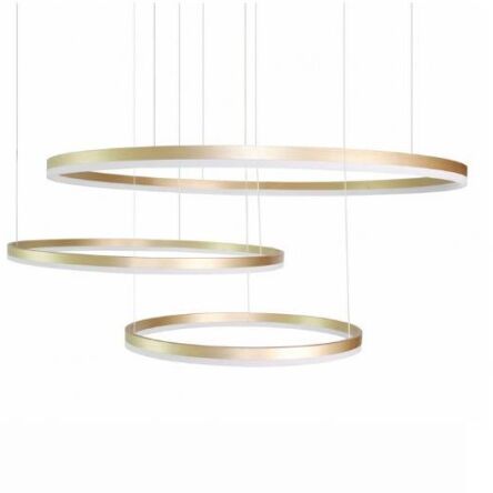 Lampa wisząca HALO 100+80+60 Azzardo AZ4708 okręgi LED nowoczesna złota