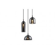 Lampa wisząca BLANCA 3 AZ3336 nowoczesna elegancka 3x szklany klosz smoky