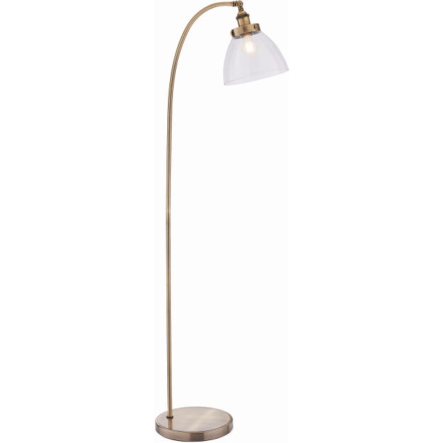 Lampa podłogowa HANSEN antyczny mosiądz ENDON LIGHTING 77860  