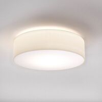 Plafon Cambria 480 Astro 1421004 /1421005  Okrągły z białej tkaniny 