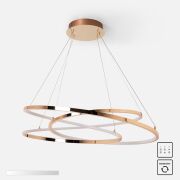 MD7360-1A-3GT CHOLET LAMPA WISZĄCA ZŁOTA ZUMALINE
