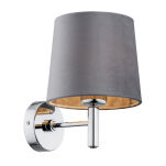 Kinkiet BOLZANO 4726 Argon styl klasyczny E27 szary chrom  - 2