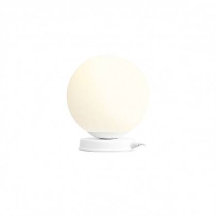 Lampa stołowa BALL MEDIUM WHITE mleczna kula biały wariant ALDEX 1076B_M  