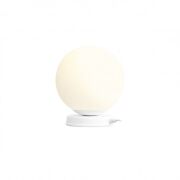 Lampa stołowa BALL MEDIUM WHITE mleczna kula biały wariant ALDEX 1076B_M  