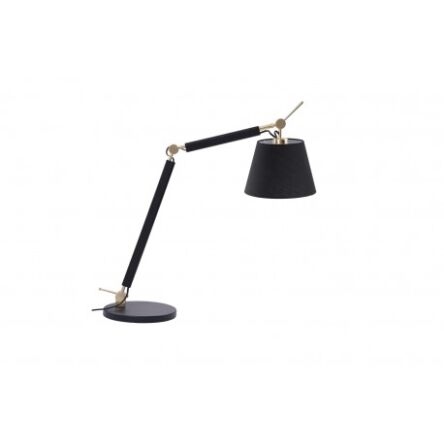 Lampa stołowa podstawa ZYTA S TABLE AZ4188 AZZARDO Czarno-złoty korpus