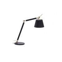 Lampa stołowa podstawa ZYTA S TABLE AZ4188 AZZARDO Czarno-złoty korpus