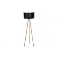 Lampa podłogowa nowoczesna TRIPOD WOOD AZzardo AZ3013 drewniana podstawa 3 kolory abażura do wyboru 　