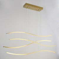 Lampa wisząca WAVES GOLD ZŁOTA AZZARDO AZ4058