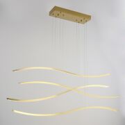 Lampa wisząca WAVES GOLD ZŁOTA AZZARDO AZ4058