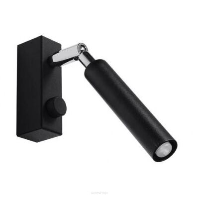 Kinkiet EYETECH 1 SL.0897 SOLLUX LIGHTING czarny regulowany