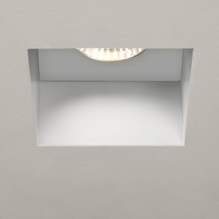 Lampa sufitowa wpuszczana AstroTrimless Square fixed 5670 kwadrat biały mat 