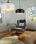 Lampa wisząca Parma BK  AZzardo FLPA35BK  AZ1331 wykonana jest z metalu idealna do jadalni czarna - 3